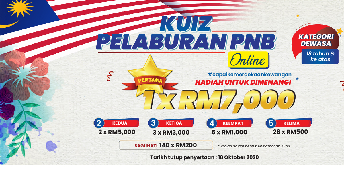 Amanah Saham Nasional Berhad (ASNB) - KUIZ PELABURAN PNB