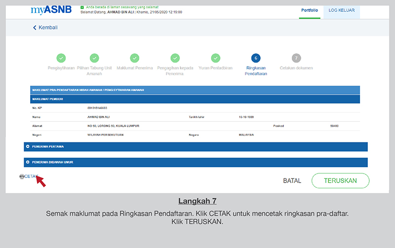 Amanah Saham Nasional Berhad (ASNB) - Hibah Amanah